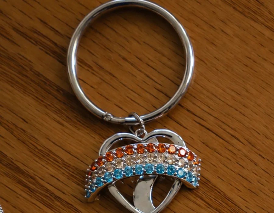 Rainbow Bridge keychain